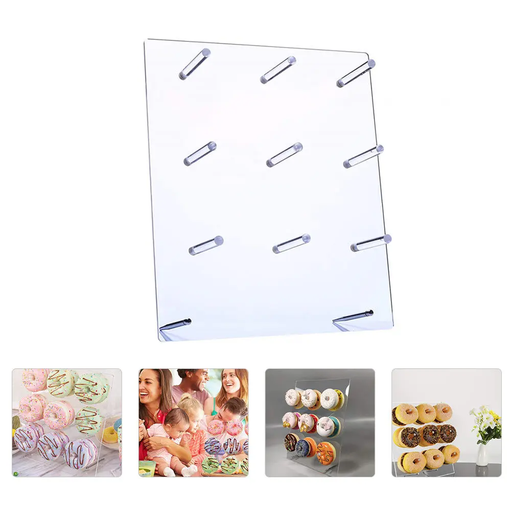 

Donut Display Holder Holders Practical Donuts Stand Doughnut for Party Decoration Stable