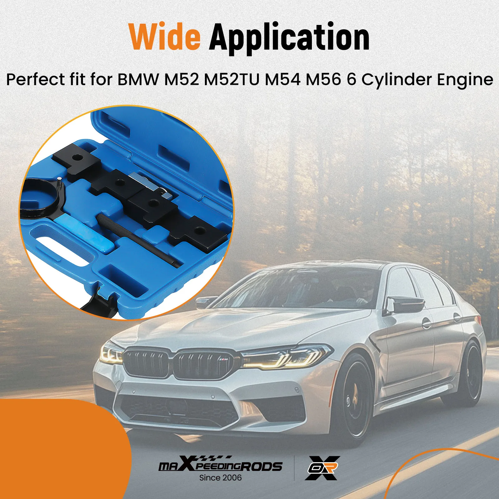 엔진 타이밍 도구 세트, 단일 밸브 캠축 잠금, BMW M50 M52 M54 M42 M44 E36 E46 E60/E34