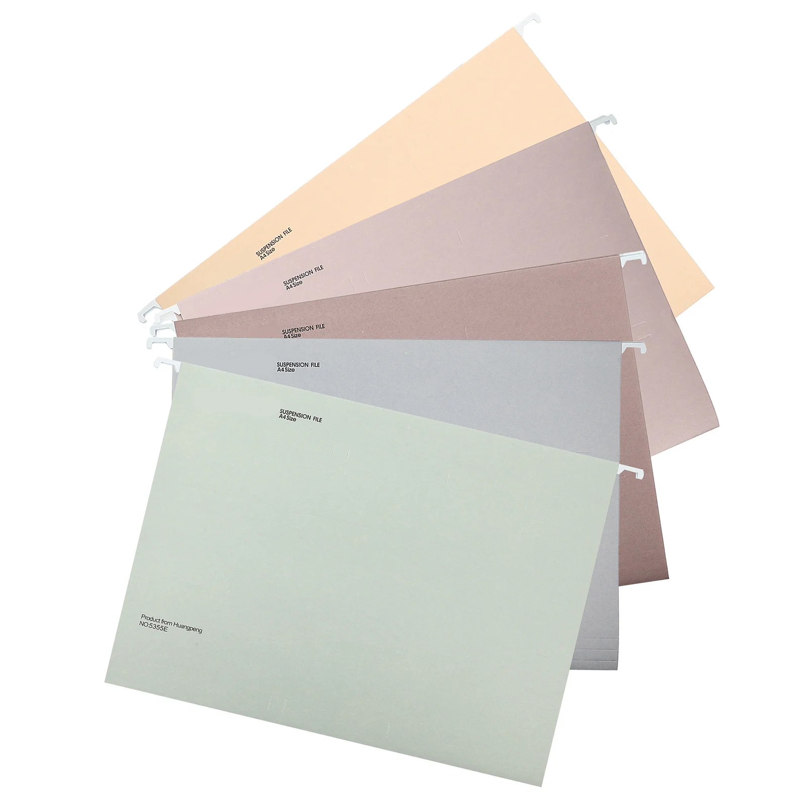 5Pcs Hanging File Folder Portable Multi Tier Organizer for Office School Home Bills Receipt Storage File Folders