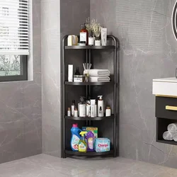 Bathroom Shelves Toilet Corner Story Storage Racks Household Save Space Triangle Shelf High-capacity Bathroom Cabinet Organizers