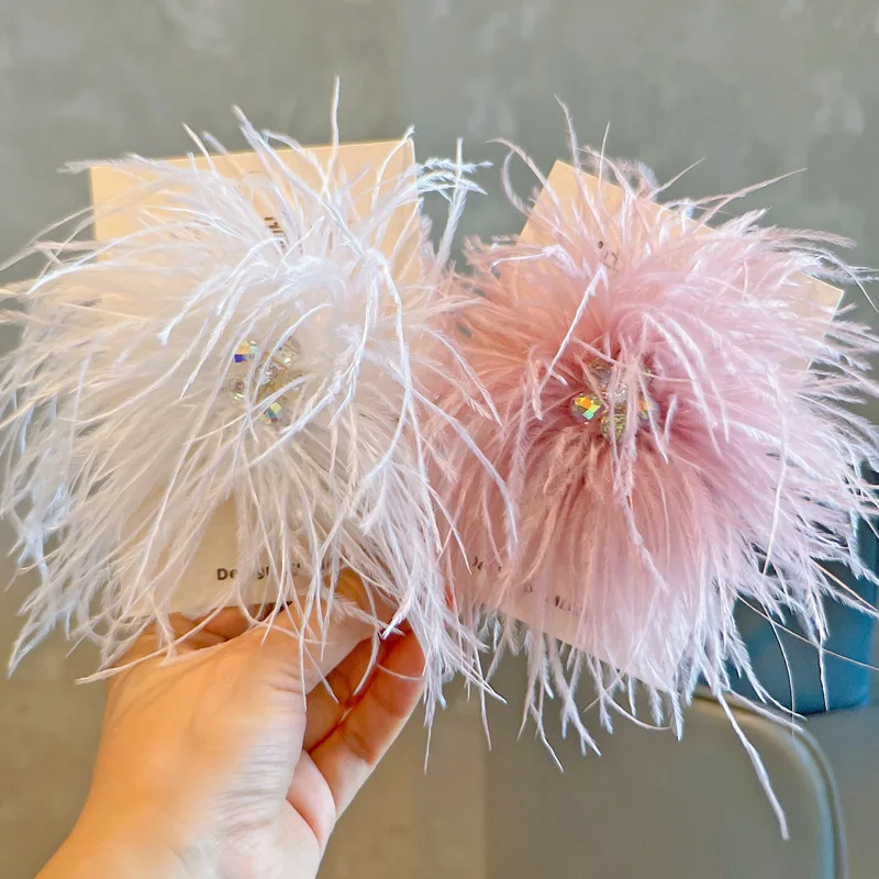 luxury-fluffy-ostrich-feather-rhinestone-hair-clips-for-girls-elegant-performance-hairpins-for-kids-stage-party-wedding-dress-up