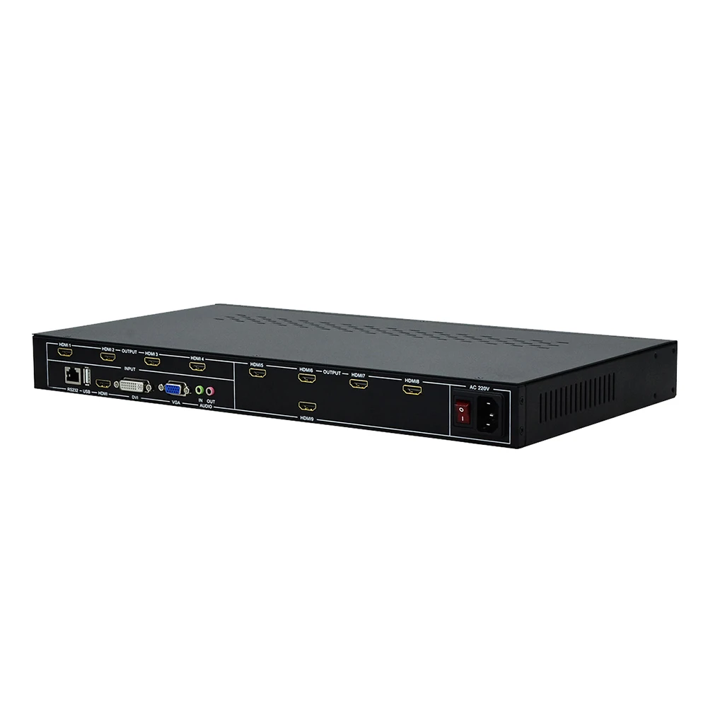 3x3 1080P Video Wall Controller Max Resolution Upto 1080P@60hz