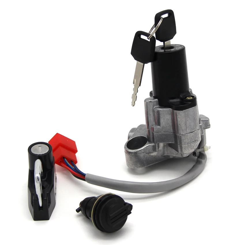 For Yamaha XVS125 Drag Star XVS250 Drag Star XVS400 Drag Star OEM:4TR-82021-00 Motorcycle Key Fuel Cap Kit Ignition Switch Parts