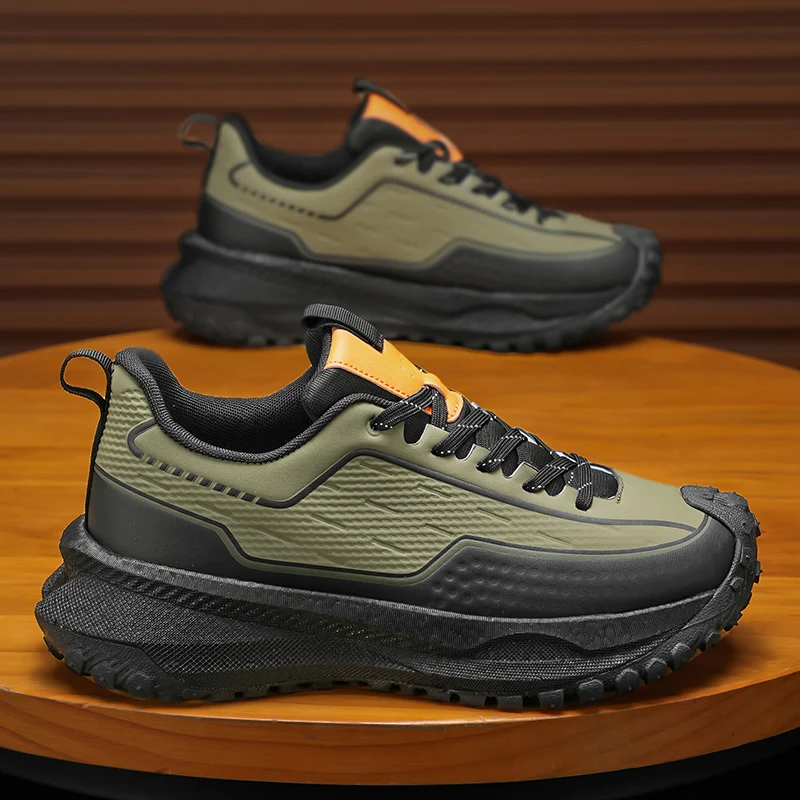 

Academy Style Professional Men Sports Sneakers - Wear Resistant Thick Soled Trail shoes Ultralight Running Shoes Free Shipping