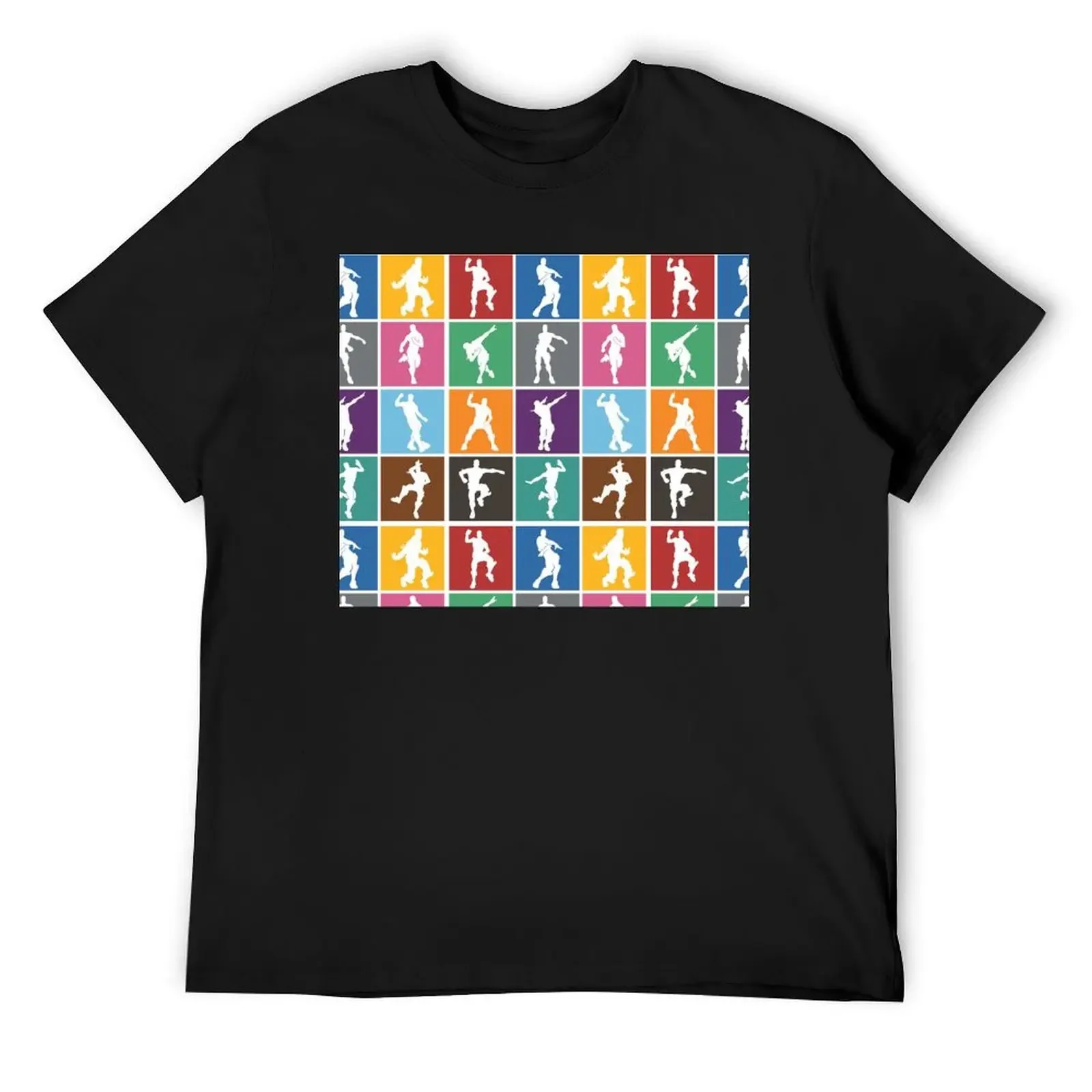 

Battle Royale Victory Dance Rainbow lattice Funny T-Shirt graphic shirts plain mens white t shirts