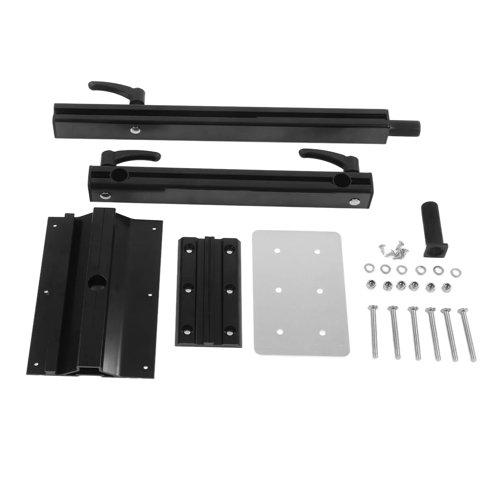 Adjustable Table Legs Black Heavy Duty Removable 360° Rotation Oxidized  Lightweight for RV Yachts Adjustable Table Legs