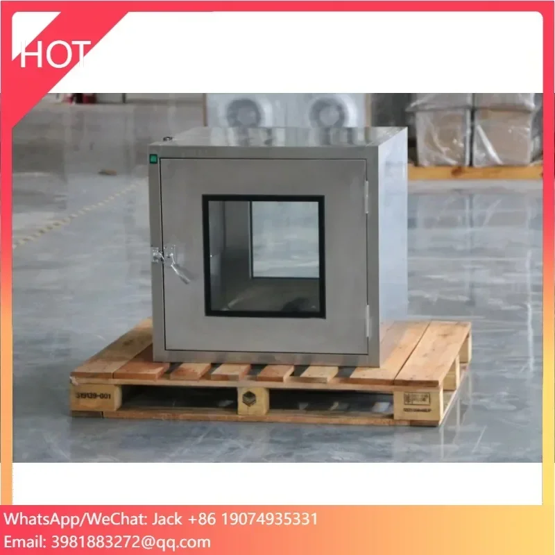 

Air Lab Sterilization Laminar Flow Portable Vhp Wholesale Double Door Gmp Area Corner Pass-Through Box For Lab Sterilization