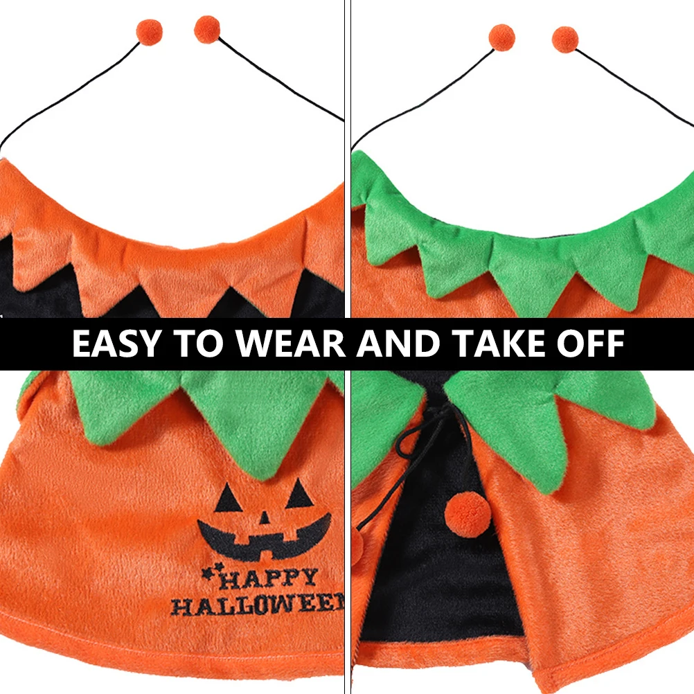 

Jacket with Hat Dog Cloak Child Small Clothes Costumes Short Halloween Cape