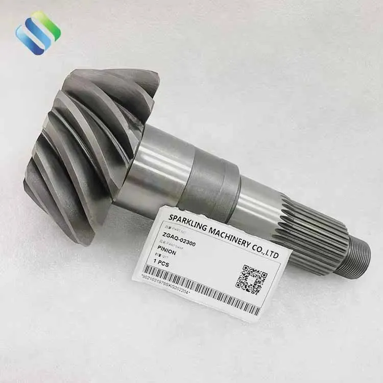 SKGM Wheel Excavator Spare Parts R200W-7 R210W-9 ZGAQ-03193 ZGAQ-02300 Pinion Crown Wheel 9kg