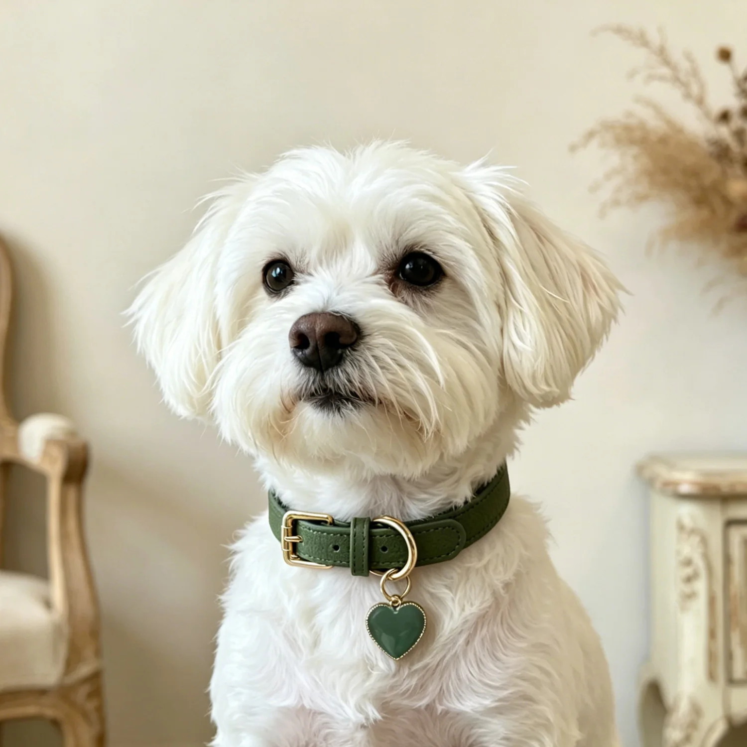 Luxury & Soft Leather Personalized Dog Collar and Pendant Pet Puppy Cat ID Nameplate Engraved for Small Medium Dogs