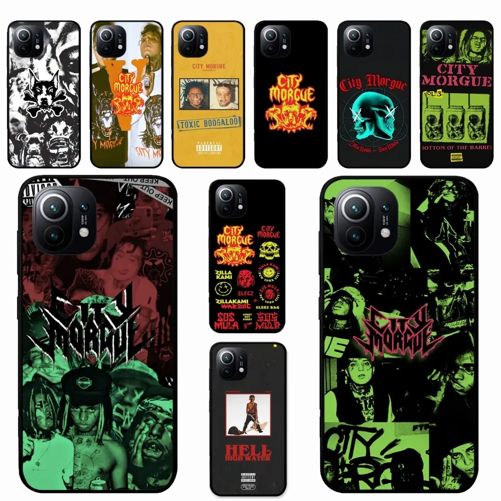 C-City M-Morgue Zillakami Phone Case For Xiaomi Mi 5X 8 9 10 11 12 lite pro 10T PocoX3pro PocoM3 Note 10 pro lite