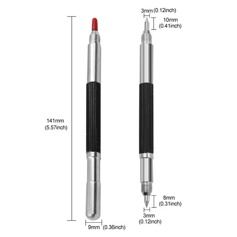 Double Head Engraving Marking Pen,Engraving Pen for Glass Metal Ceramics Stone Dropship