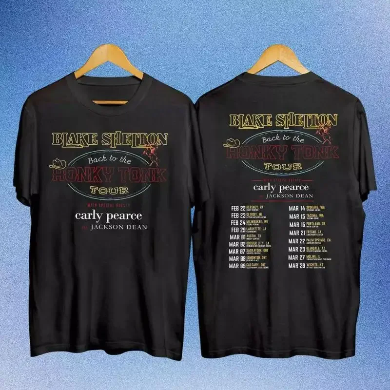 2024 Blake Shelton Back To The Honky Tonk T Shirt All Sizes S 5Xl For Fans
