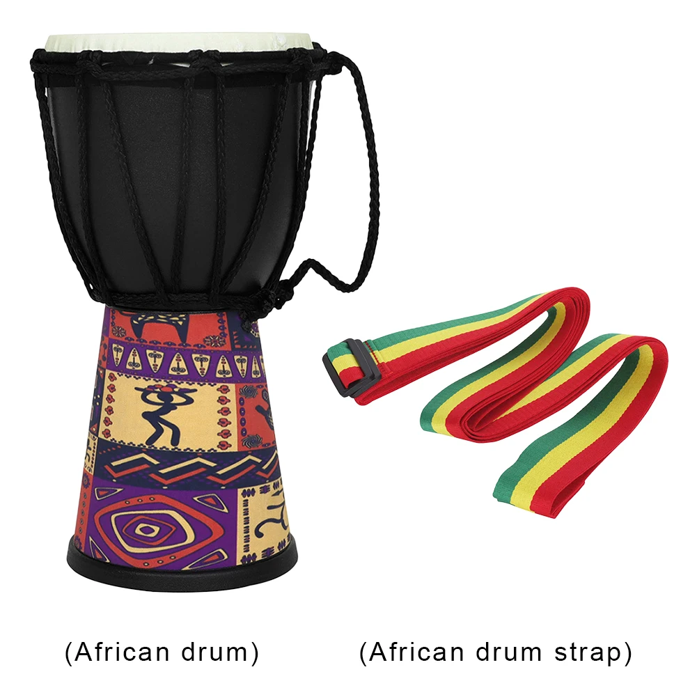 4 In African Drum Djembe Drum Professional Congo Drum Handmade Traditional African Drum Carved Musical Instrument