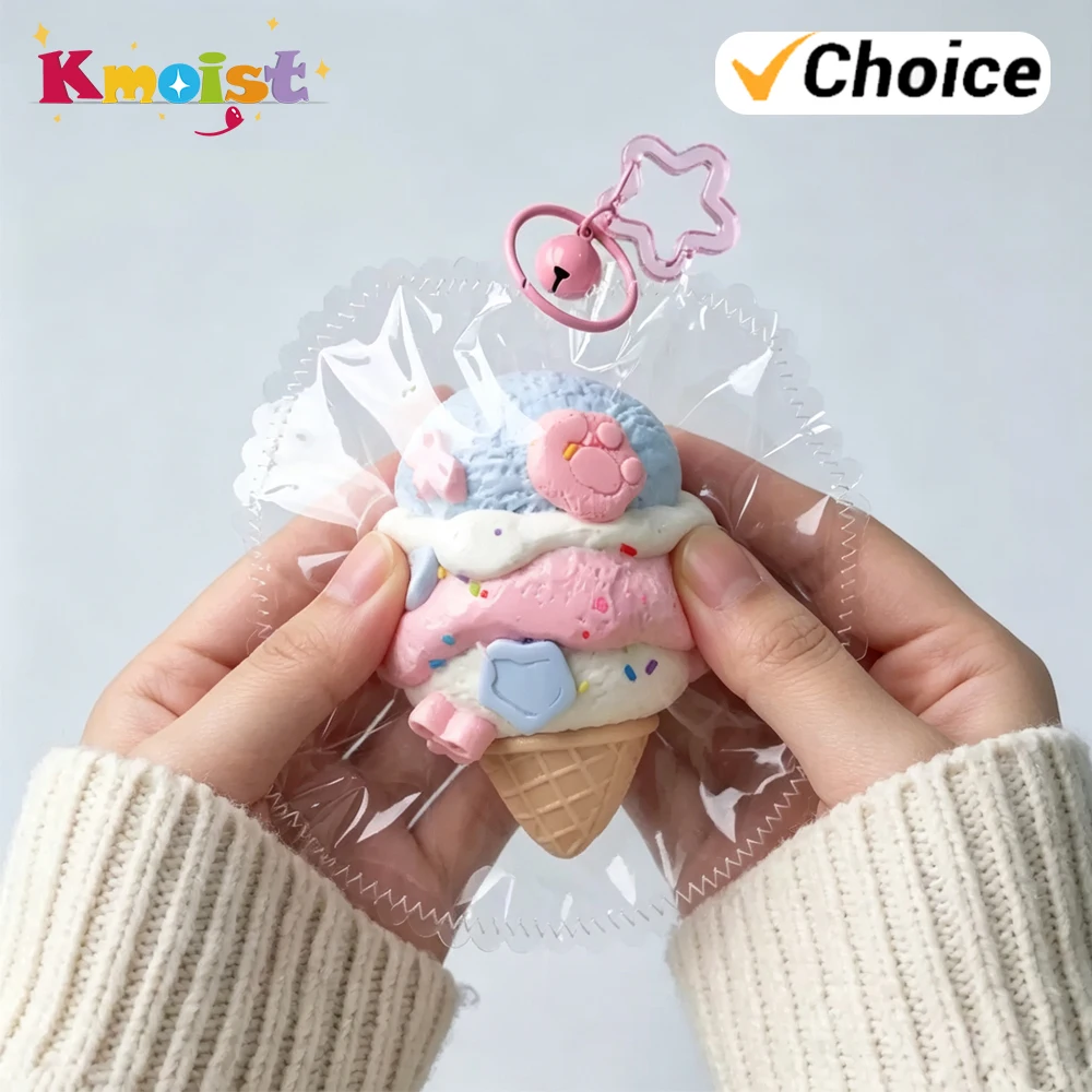 Creamy Cone Ice Cream Press Relaxation Creative Stress Relief Toy Christmas Party Present Toys Adults Birthday Gifts Home Decor