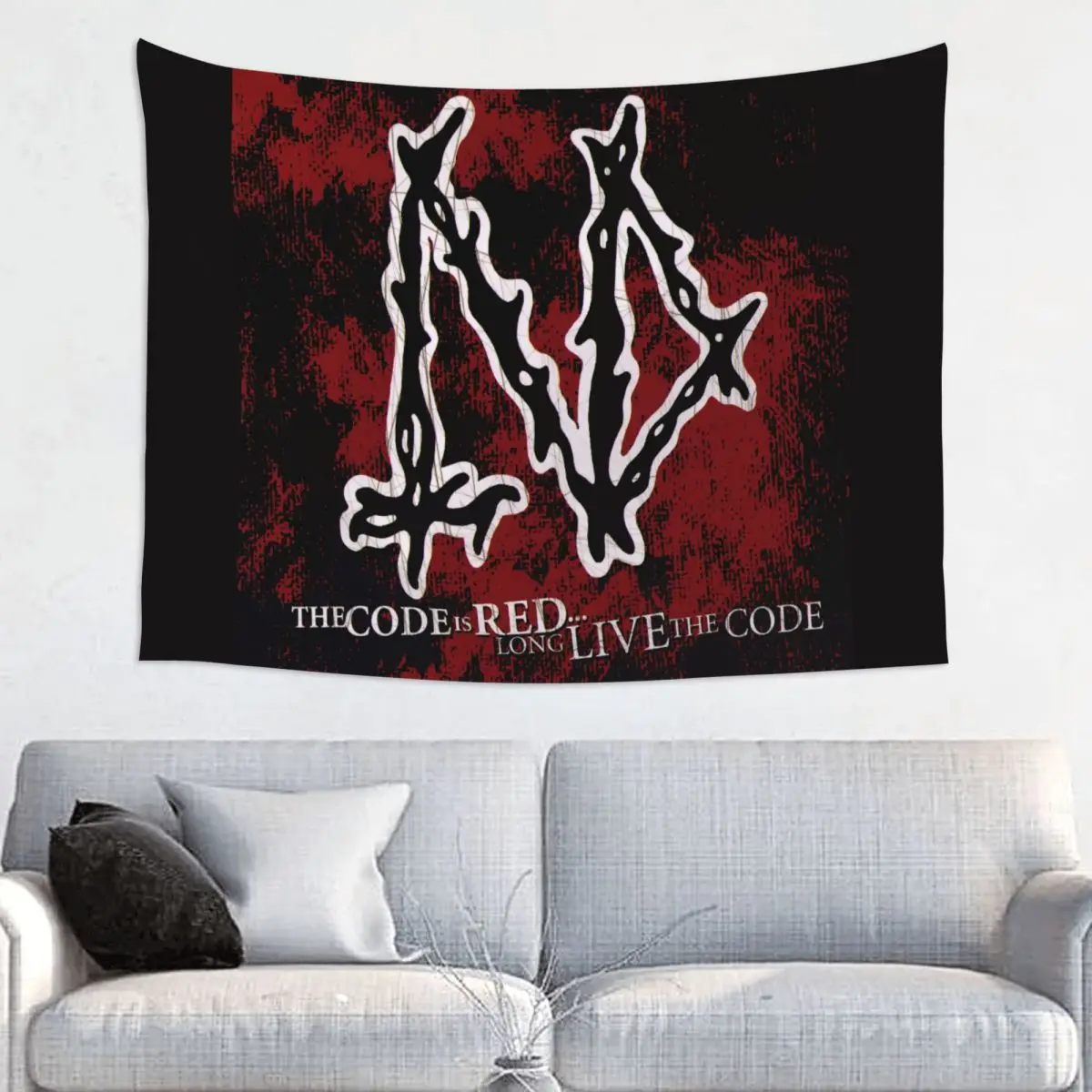 Custom Black Heavy Metal Band Napalm Death Grindcore Tapestry Wall Hanging for Dorm Hippie Tapestries Room Decor