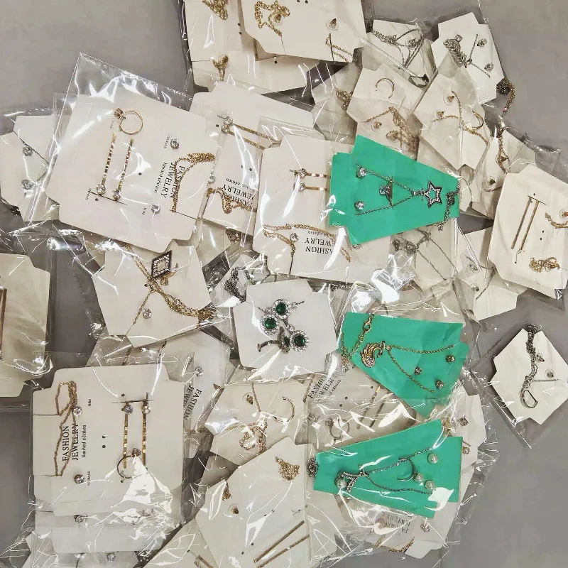 

Random 1/10/20/50 Piece Mixed Jewelry Set Women Combo Necklace Multi Style Earrings Varied Ring Versatile Accessory