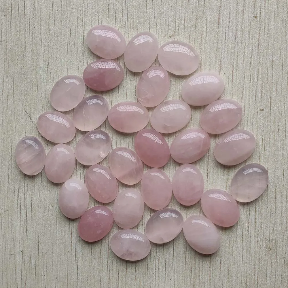 Natural rose quartz Oval stone pink CABOCHON beads 15x20mm for Jewelry accessories making wholesale 30pcs/lot free shipping