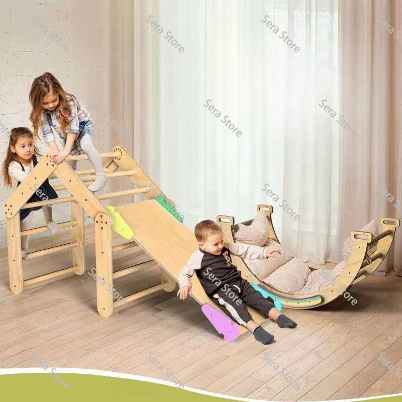 piklers triangle set kids wooden climbing piklers arch montessori pickler triangle indoor climbing frame