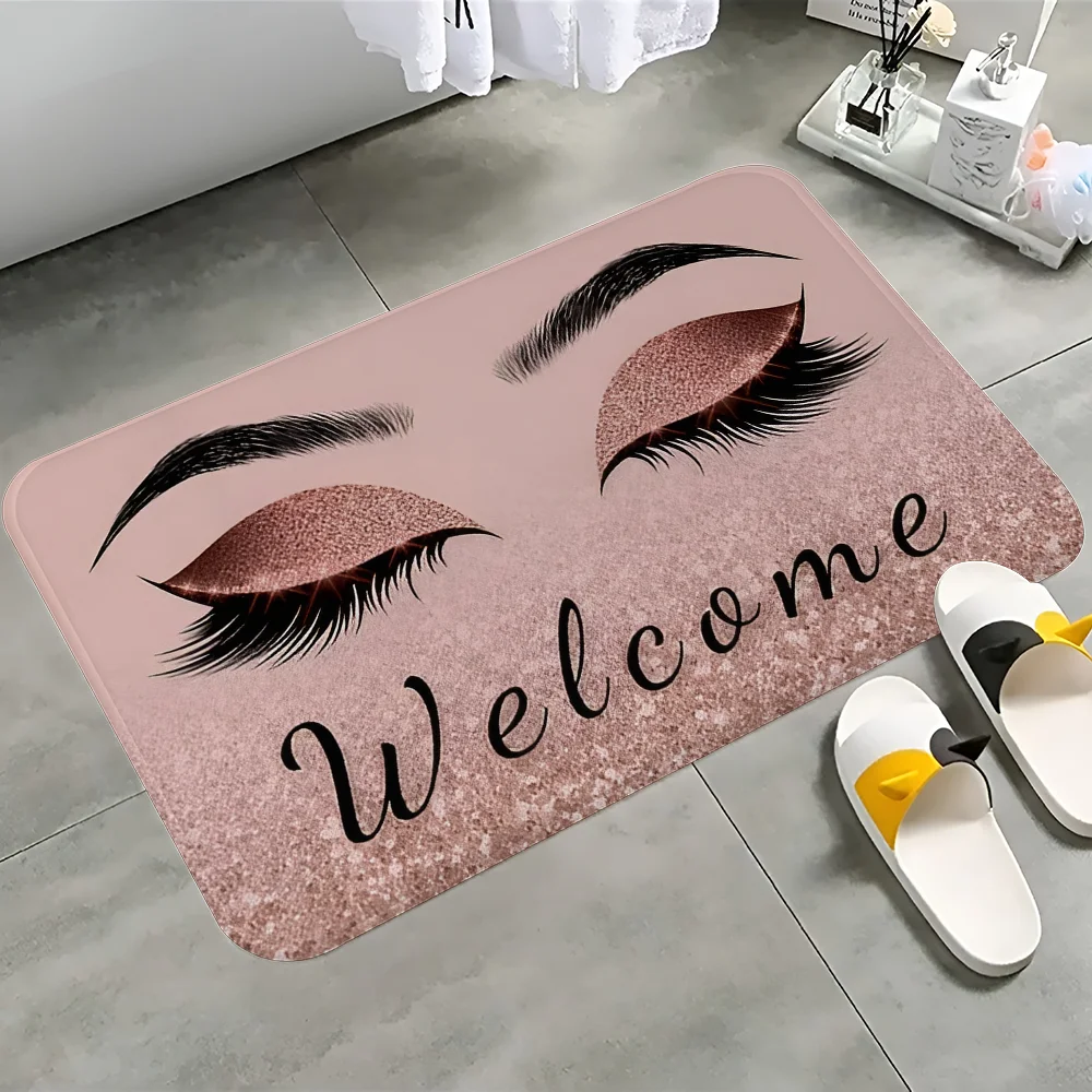 Eyelash Decorative DIY Sticky Poster Fancy Wall Sticker for Living Room Bar Decoration Wall Decor