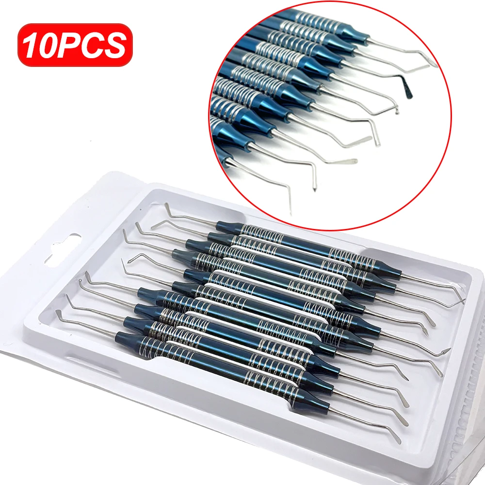 

10Pcs Dental Composite Resin Filling Spatula Aesthetic Restoration Kit Resin Filler set Dental Tool Restoration Spatula