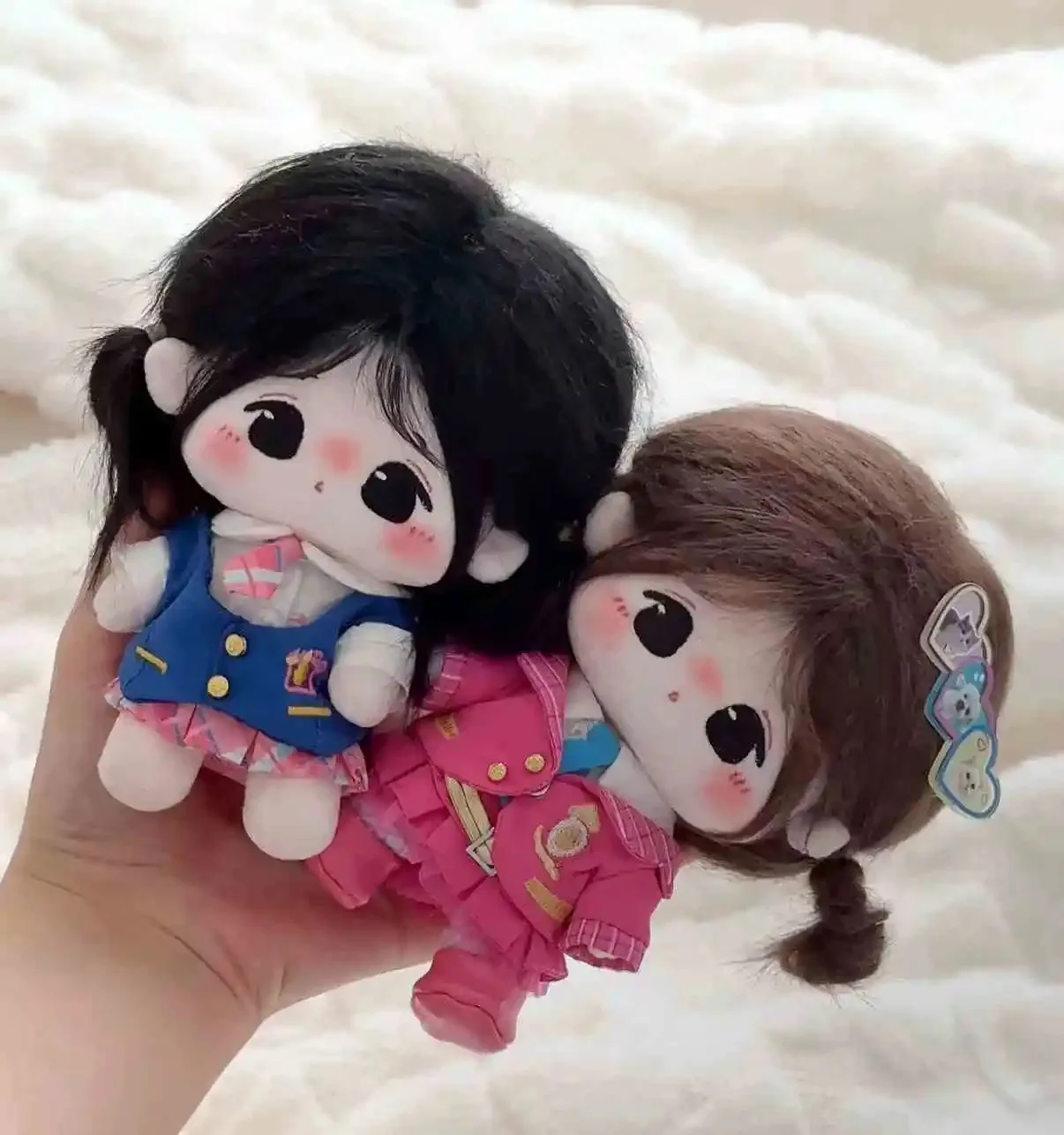 

College Style Uniforms for 10cm Cotton Doll Clothes Jacket Coat Shirt Tie JK Skrit Idol Doll School Uniform DIY Toy