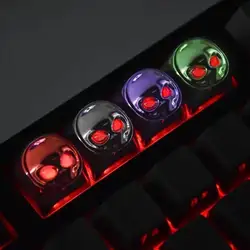Alien Personalized Keycaps Energy Warehouse Spaceship Translucent Keycap Creative Cute Funny Key Caps for MX Mechanical Keyboard