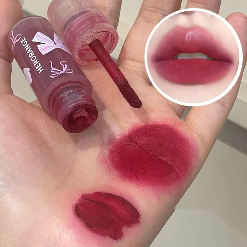 HERORANGE Universal Matte Velvet Lip Glaze High Pigmented Natural Long Lasting Waterproof Lipstick Lip Makeup Cosmetics