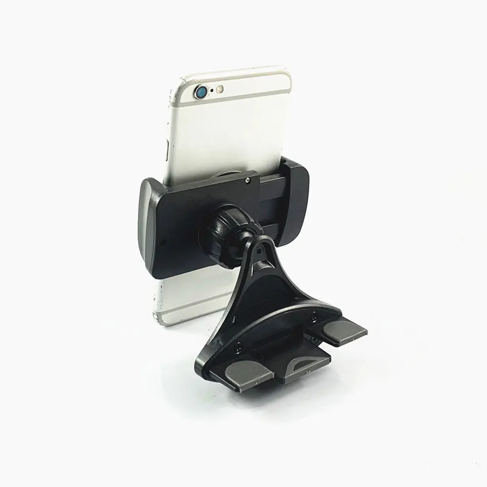 Universal Car Phone Holder CD Slot Stand Mount 360 Rotation Mobile Phone Holder Stand Gadget for Iphone 8 XR XS Samsung Xiaomi