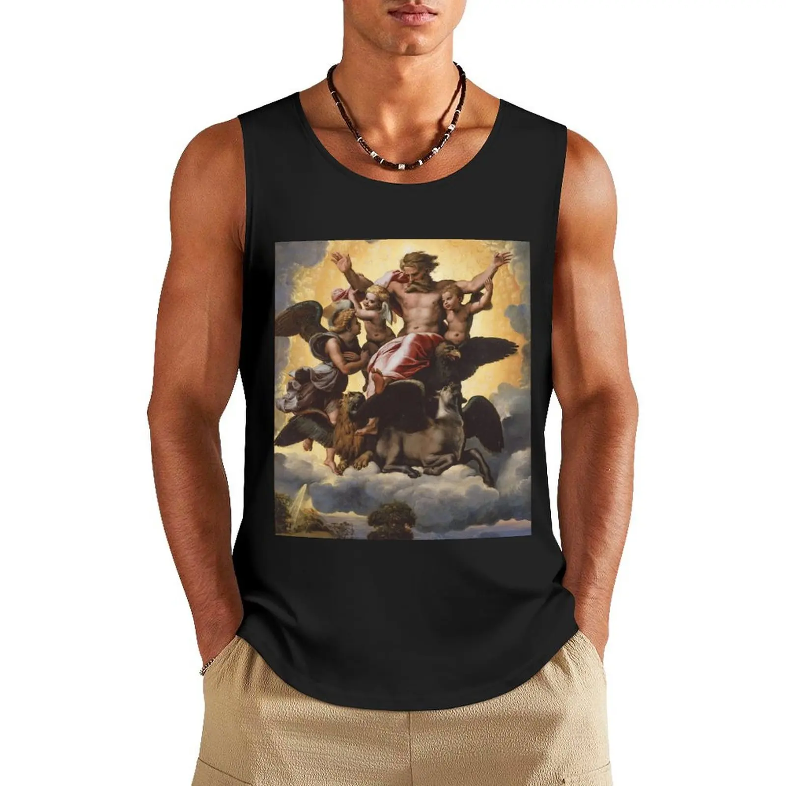 

Ezekiel's Vision (1518) - Raphael Tank Top male top Man gym clothes