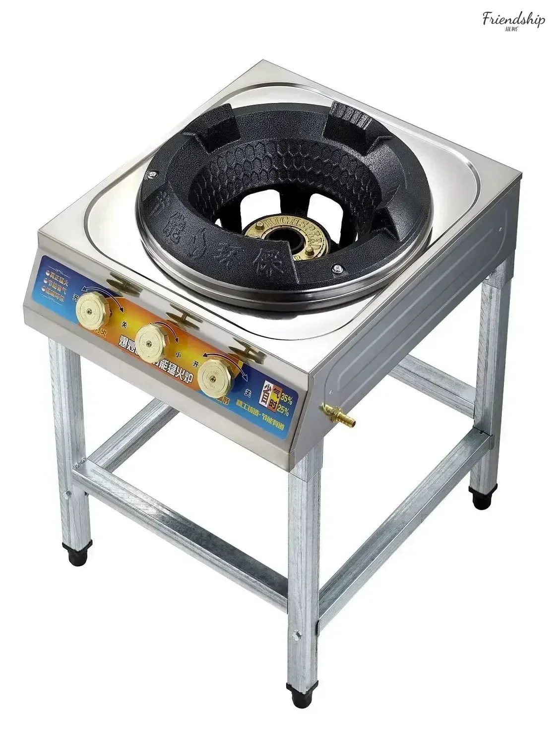 

Коммерческая газовая плита на сжиженном газе. Кухонная газовая плита. Среднее давление/высокое давление. Для жарки. Ресторан специального назначения