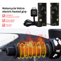 Motorcycle 12V Heated Grips Pads E-bike Hot Cover Handle Kit ATV Electric Heating Handlebar Warmer Smart Control With Switch