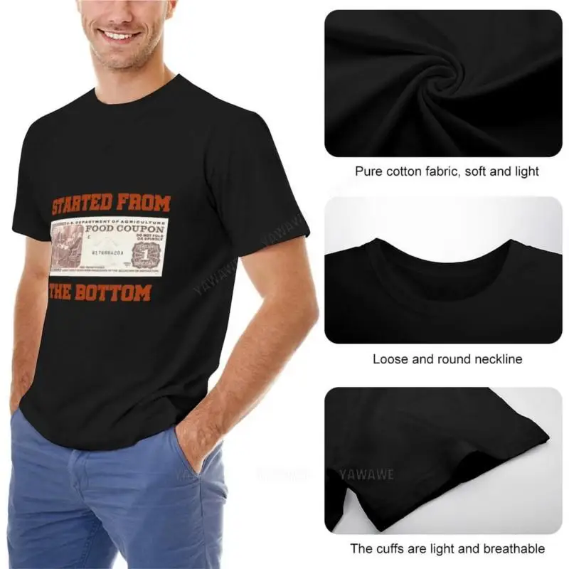 Marcintee camiseta con sello de comida para hombre, ropa estética, personalizada, camisa de entrenamiento