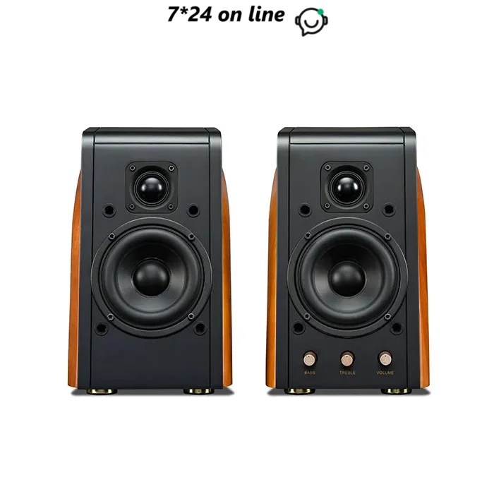 Altavoces de estantería activos HiViM240 Swans Multimedia 2,0, sistema de altavoces activos con ventilación de 2 vías y 4. ° pedido, controlador de 4 mediados de graves