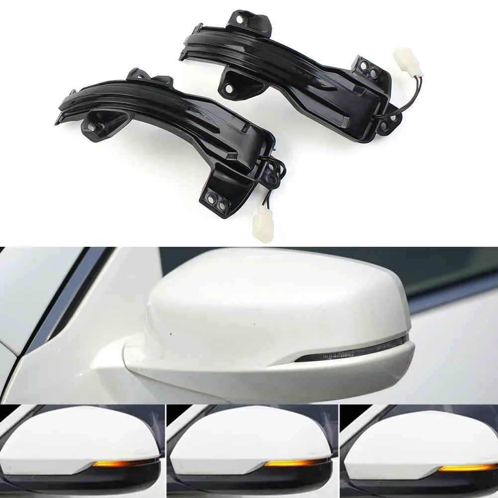 2Pcs Car Side Mirror LED Dynamic Turn Signal Light Blinker For Honda CRV Odyssey XRV HRV Vezel FIT Jazz City Accord Gienia Greiz