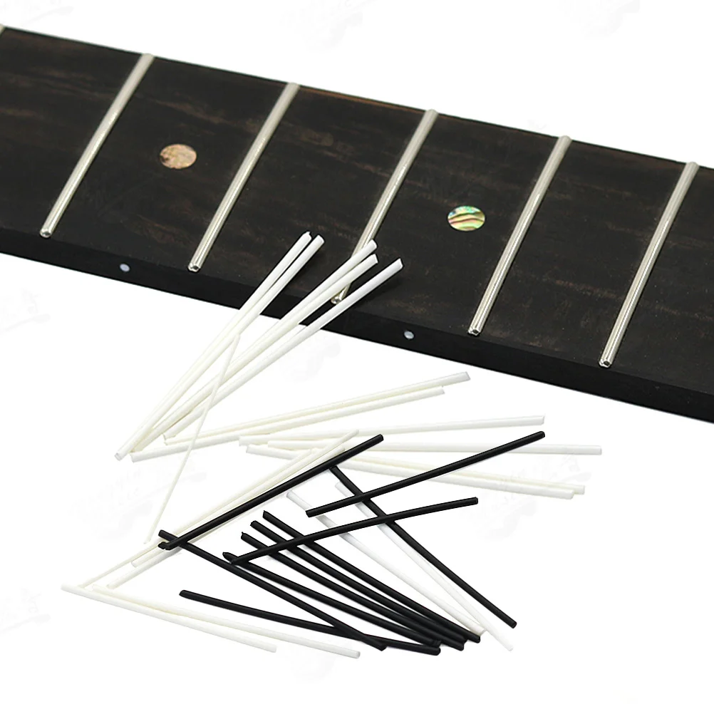 

200 Pcs Guitar Inlays Fretboard Side Dot Marker Black Ukulele Accessories Fingerboard Position Points Maker Parts