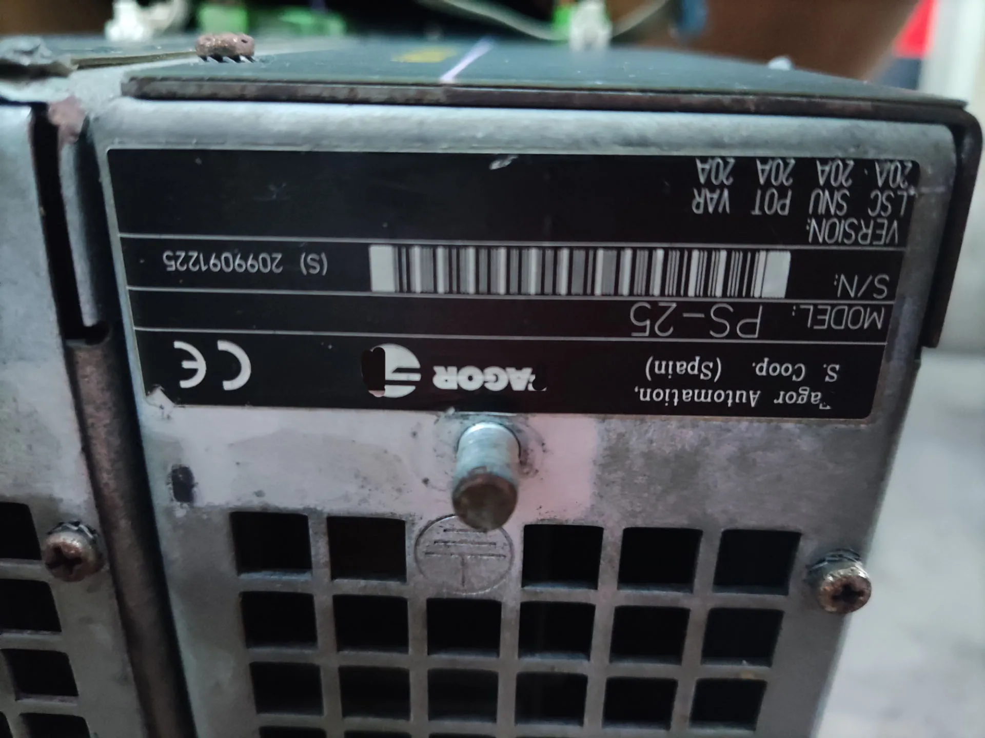 SPD 2.50-A1-0 PS-25 20A محرك سيرفو ومصدر طاقة لـ Fagor