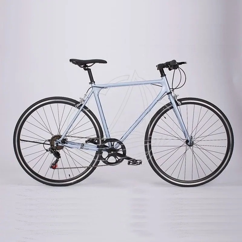 Fixed-Gear-Fahrrad, 700CC Retro-Fahrrad mit variabler Geschwindigkeit für Studenten, urbane Freizeit und tägliche Fahrten