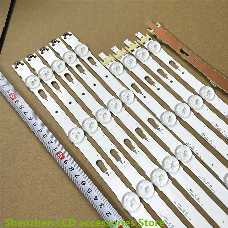 LED Backlight สำหรับ UE40KU6000 UE40KU6100 UE40MU6000 UE40MU6120 UE40JU6000 UE40JU6500 V5DU-400DCA 400DCB-R1 803มม.9LED 3V