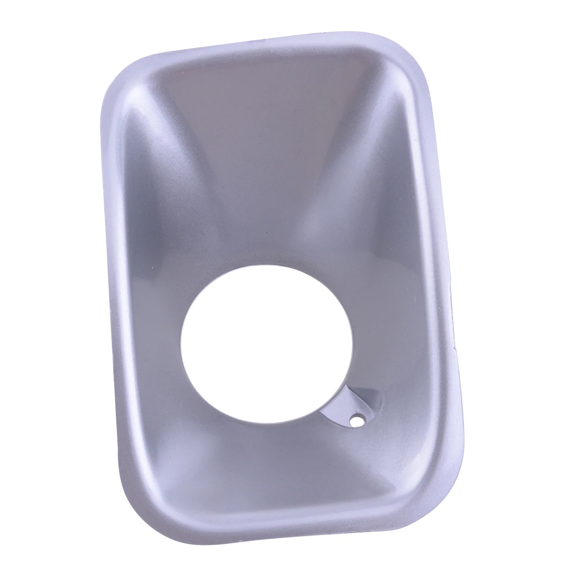 1 par dianteiro esquerdo direito amortecedor luz de nevoeiro lâmpada cobre quadros guarnições prata apto para mitsubishi montero pajero mk2 2000 1999 1998