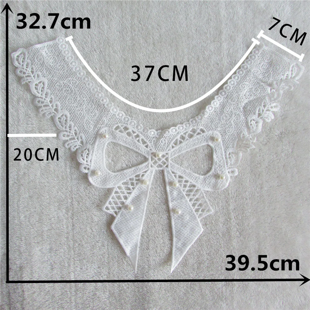 Wholesale sales of 1-10 pieces of black and white collar lace DIY sewing fabric decoration Fashion accessory lace trim