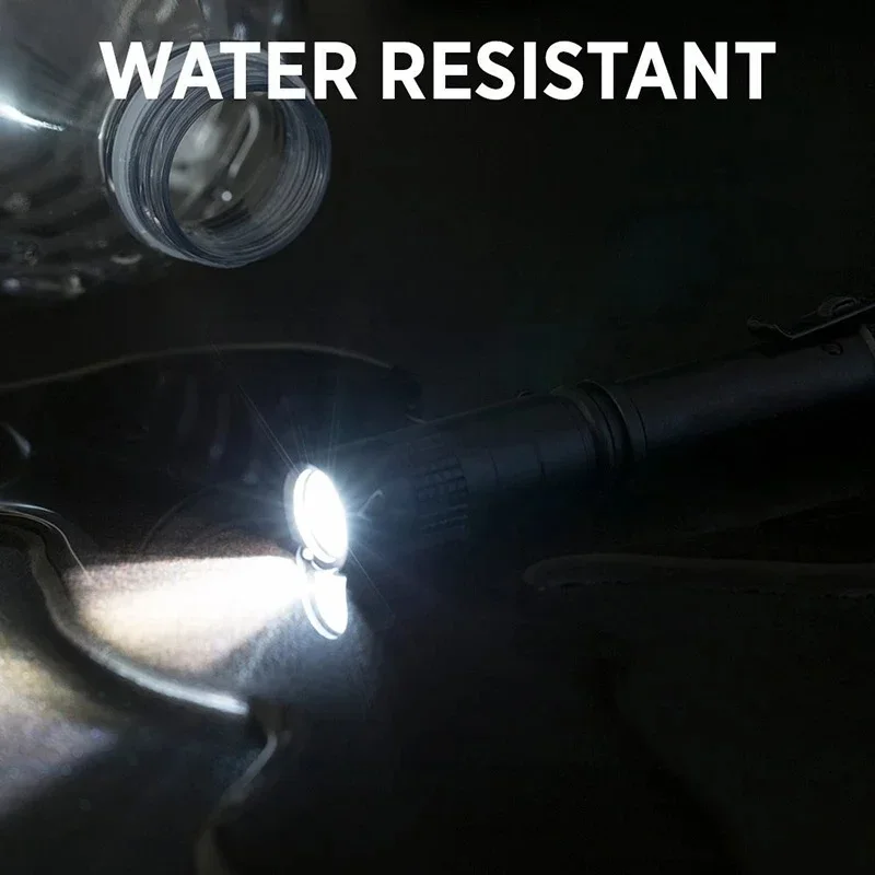 Mini LED Pen Torch Portable Penholder Led Flashlight Night Walking Lighting Car Maintenance Work Lanterna LED Torch Waterproof