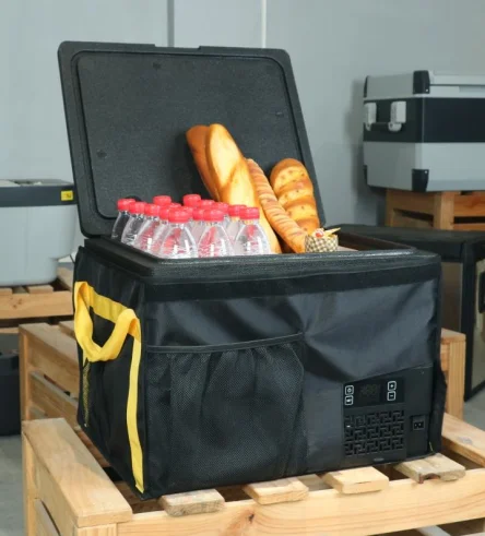 

12V 24V Fridge Food Delivery 40L EPP Insulated Takeout Fridges Built Delivery Fridge Cooler Keep Your Dishes Tasty and Cold