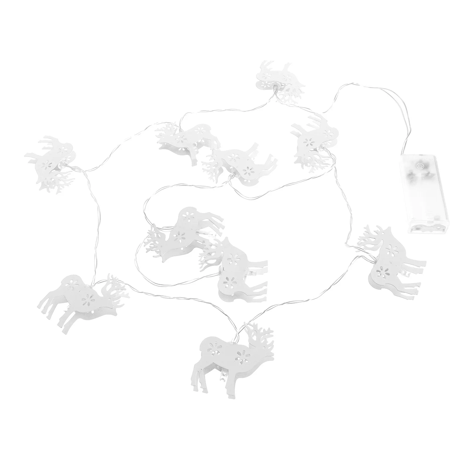 1 قطعة إِلْكَة عيد الميلاد على شكل سلسلة ضوء عيد الميلاد نمط مصباح الديكور الدافئة LED جو احتفالي سلسلة ضوء عيد الميلاد نمط مصباح #5