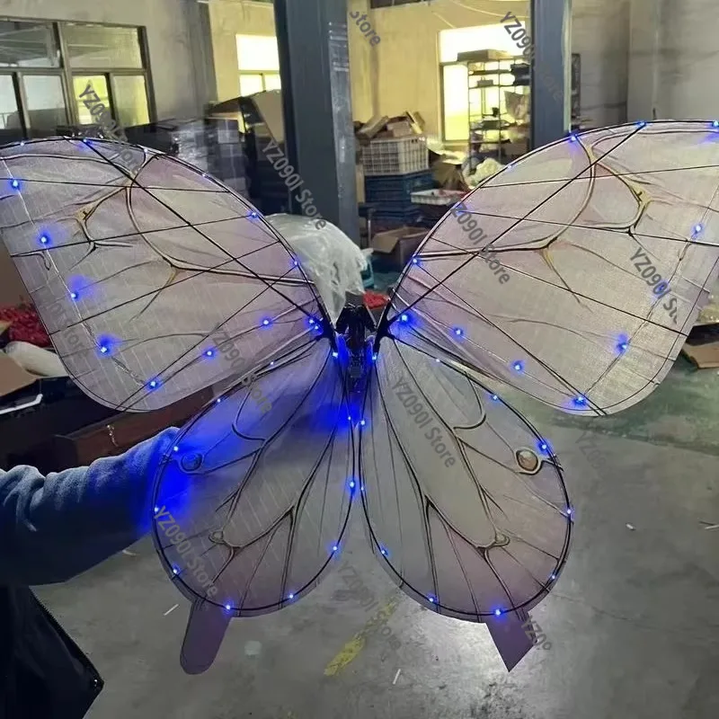 Bionic Flying Butterfly With LED Light Flapping Wings Model Stage Decoration & Educational Toy