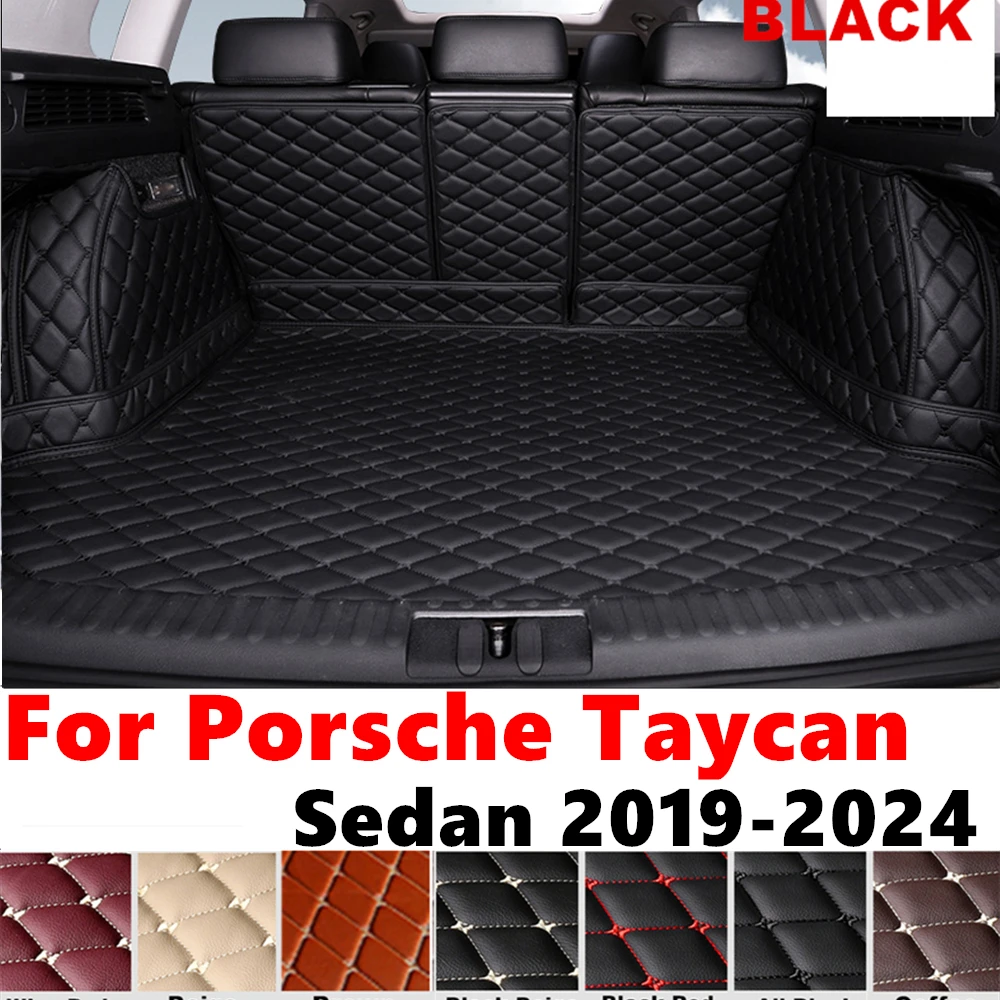 

Полный комплект автомобильного коврика в багажник XPE для Porsche Taycan Sedan 2024 2023 2022 2021-2019, чехол для багажника, коврик для багажника