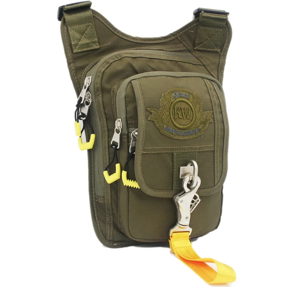 High Quality Oxford Waterproof Men Travel Cross Body Shoulder Bag  Assault Waist Pack Hip Drop Leg Messenger Fanny Bags