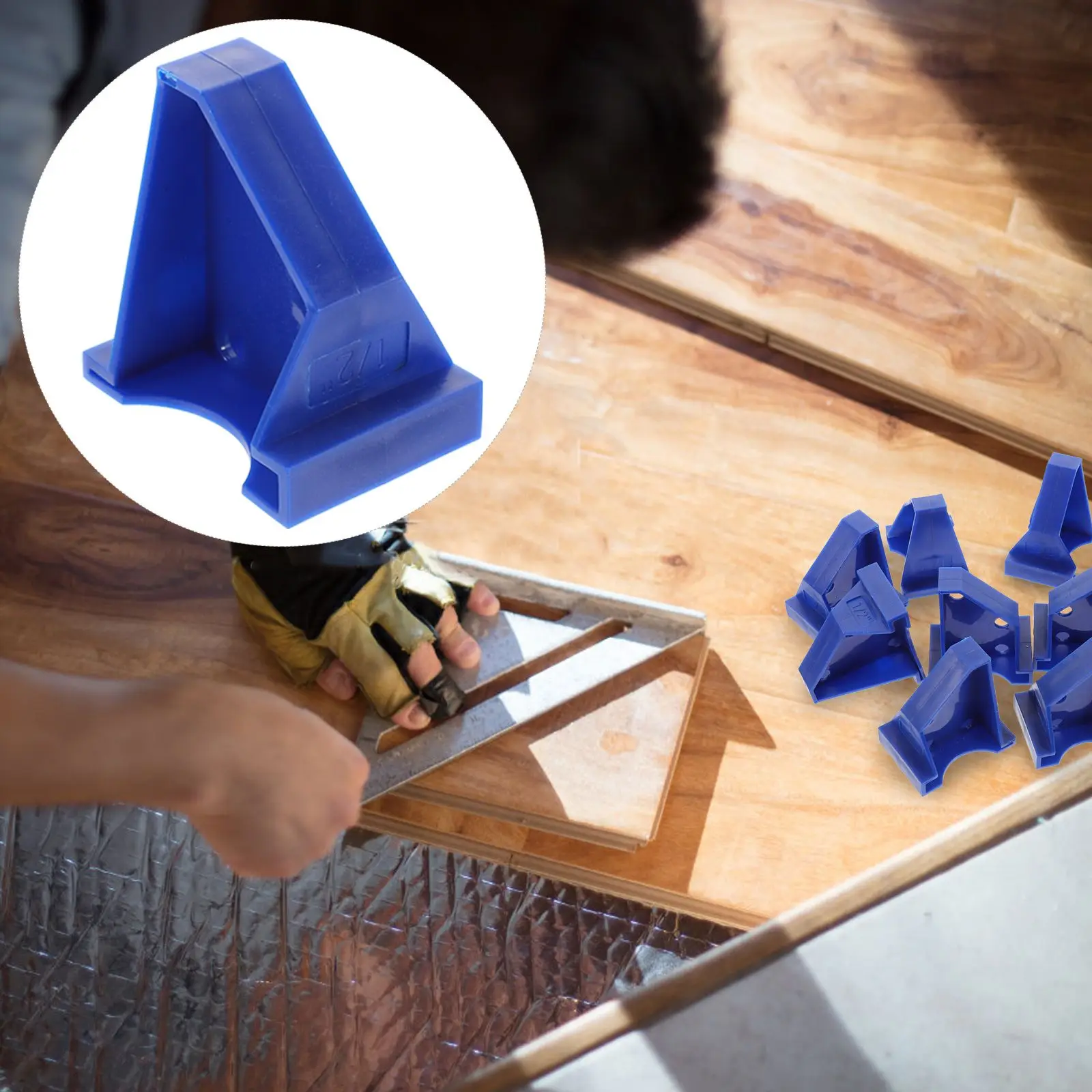 20 قطعة فواصل الأرضيات المتينة طقم تركيب لوح الفينيل أدوات صفح إصلاح الأرضيات الخشبية أجزاء السقالات البناء