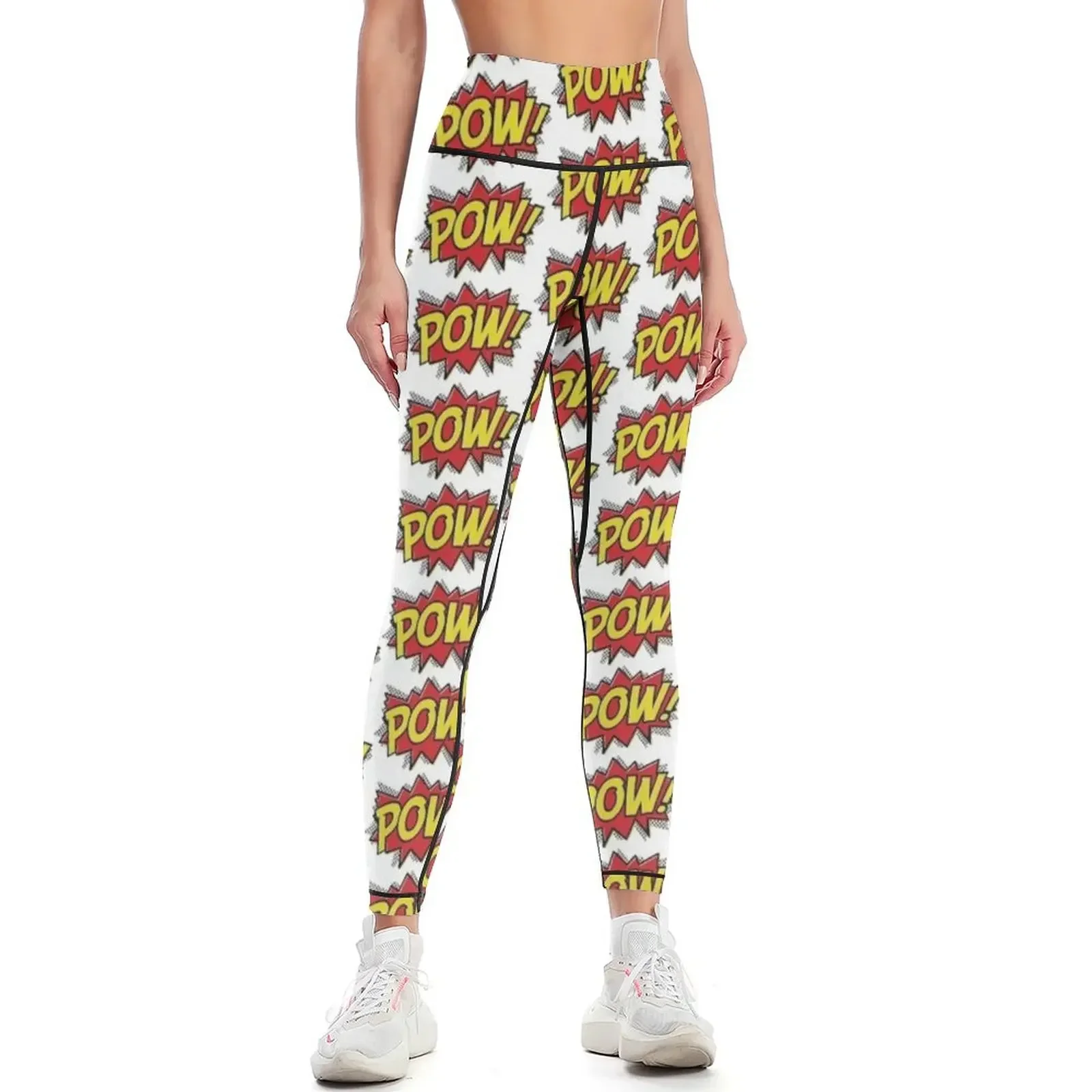 

POW! 2 Leggings Women's high waist Leginsy push up Women's push up Sportswear woman gym Womens Leggings