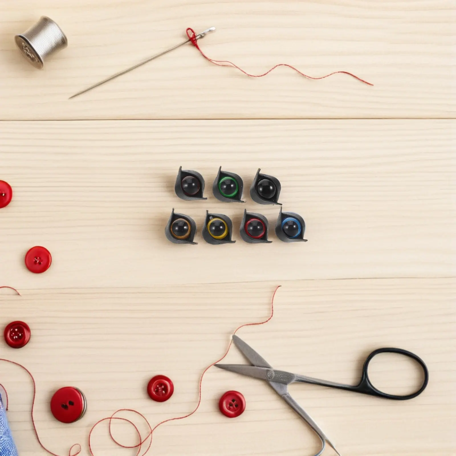 

50 комплектов высококачественных пластиковых глаз 14 мм для поделок и художественных проектов, улучшающих визуальную привлекательность вязаных крючком мягких игрушек, материалы для рукоделия